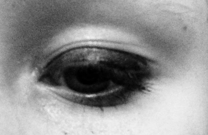 Sad eye, dark