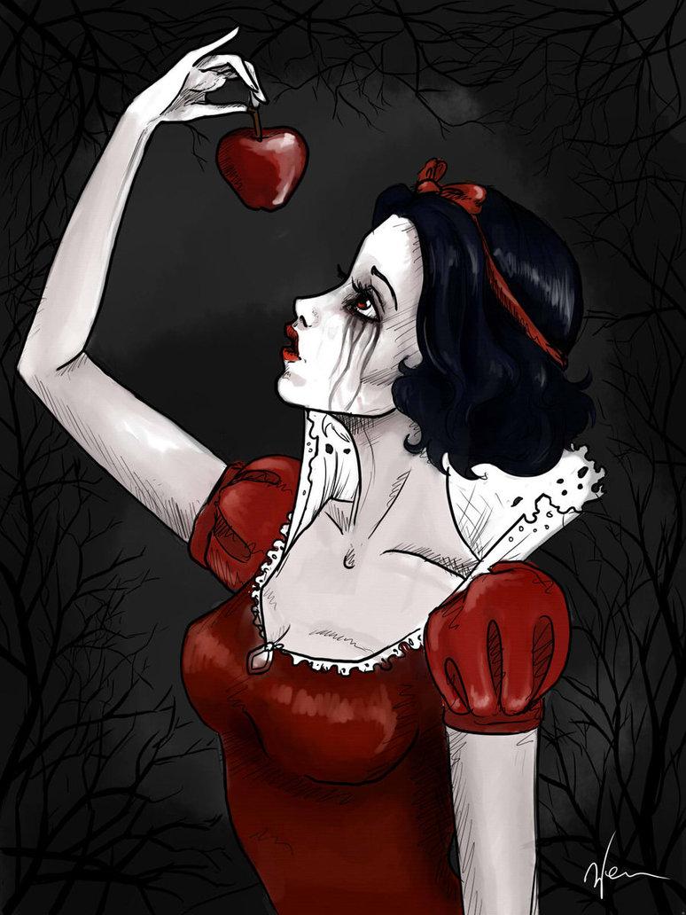 Snow White, Sorrow, Sad, dark beauty, girl